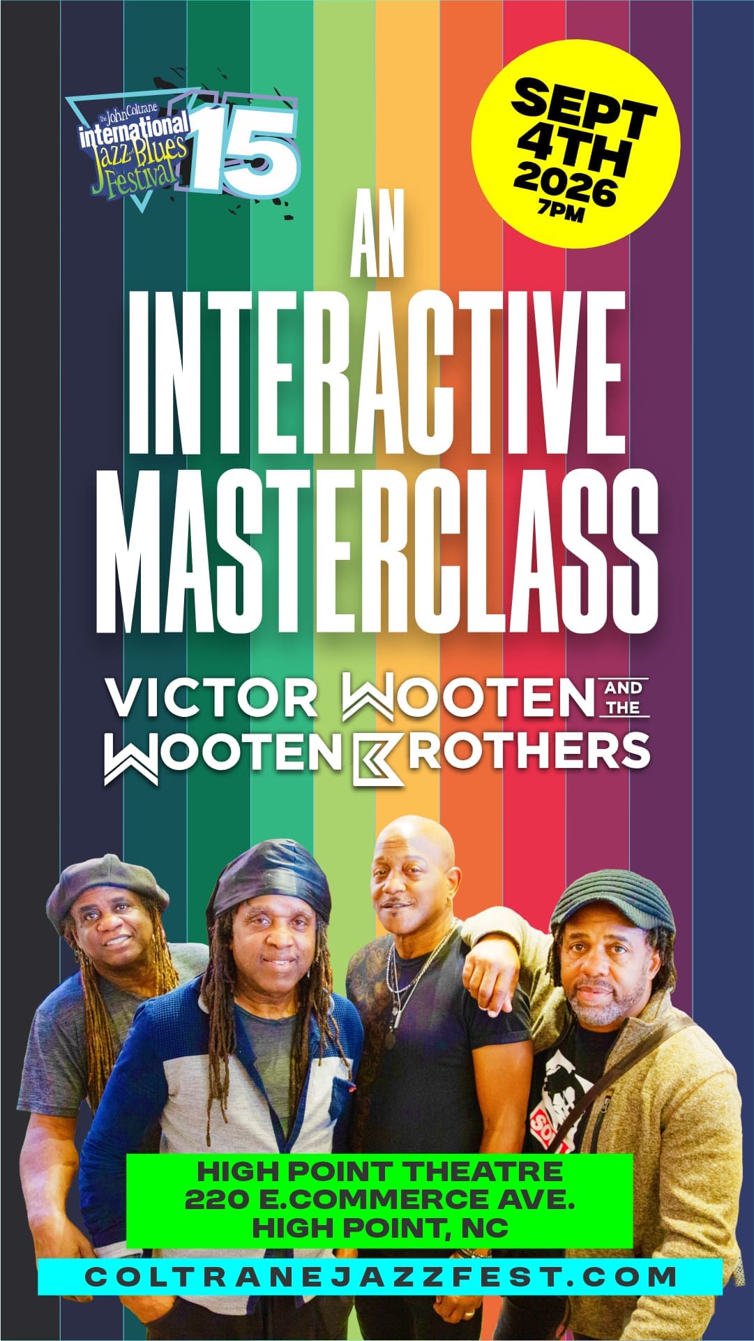 Victor Wooten and the Wooten Brothers Masterclass poster